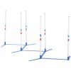 Pawhut Dog Weave Pole Agility Set with Storage Bag