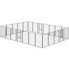 PawHut 24-Panel Dog Playpen, 44.5" H, Customizable Indoor Outdoor