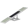 PawHut Dog Agility Seesaw White Wooden Training Equipment