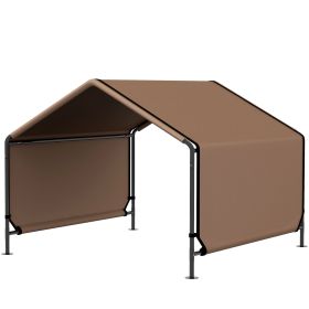 PawHut Portable Dog Tent Water Resistant Brown