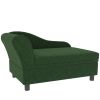 PawHut Pet Sofa Bed with Storage, Green, Small Dogs and Cats