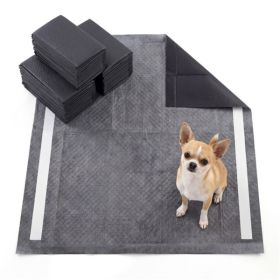 Charcoal Dog Pee Pads 24 x 24 In - 6-Layer Ultra Absorbent Training Pads with Odor Control, 150 Count