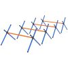4-Piece Dog Agility Course Set - Adjustable Height Hurdles for Backyard and Indoor Training, with Carry Bag