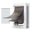 Medium Pet Door with Magnetic Flaps and Metal Frame