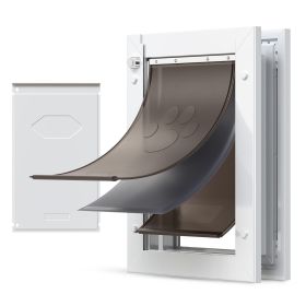 Medium Pet Door with Magnetic Flaps and Metal Frame