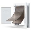 Medium Pet Door with Double Magnetic Flaps and Metal Frame
