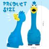 Latex Squeaky Chicken Dog Toy 11 Inch 2-Pack Blue