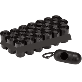Leakproof Dog Poop Bags with Leash Clip Dispenser Unscented