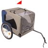 Dog Bike Trailer Folding Pet Carrier with 20 Inch Wheels