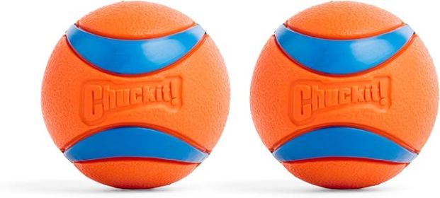 Ultra Ball Medium Bouncy Fetch Toy - 2.5 inch Rubber Dog Balls