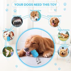 PIFFZEDO Natural Rubber Dog Chew Toy with Squeaker, Large Medium