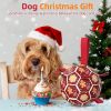 Soccer Ball with Straps Dog Toy, 7 Inch