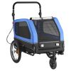 VEVOR Dog Bike Trailer, 88 lb Capacity, 2-in-1 Stroller with Quick Release Wheel