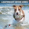 QDAN Small Dog Toys Soccer Ball with Straps, 3.5 Inch, Pack of 2