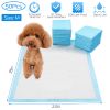 Puppy Training Pee Pads 24 x 18 In - 5-Layer Super Absorbent Disposable Potty Pads for Dogs and Cats, 50 Count