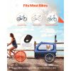 VEVOR Dog Bike Trailer, 88 lb Capacity, 2-in-1 Stroller with Quick Release Wheel