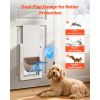 Medium Pet Door with Double Magnetic Flaps and Metal Frame