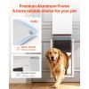 X-Large Pet Door with Magnetic Flaps and Metal Frame
