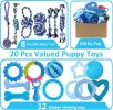 20-Pack Puppy Chew Toys Set for Teething and Dental Health