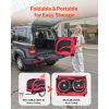 VEVOR Dog Bike Trailer, 100 lb Capacity, Foldable Bicycle Carrier