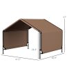 PawHut Portable Dog Tent Water Resistant Brown