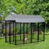 PawHut Outdoor Dog Playpen 8' x 4' x 6' with Canopy