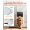 Medium Pet Door with Magnetic Flaps and Metal Frame