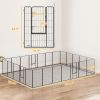 PawHut 24-Panel Dog Playpen, 44.5" H, Customizable Indoor Outdoor