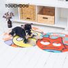 Touchdog Cartoon Alien Monster Rounded Cat and Dog Mat