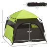 PawHut Extra Large Dog Camping Tent with Carrying Bag, Green