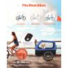 VEVOR Dog Bike Trailer, 88 lb Capacity, Foldable Frame with Quick Release