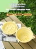 3-in-1 Pet Travel Collapsible Bowl with Slow-Feeder and Suction Cups