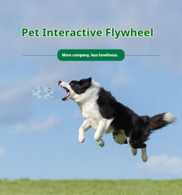 Pet Interactive Flywheel,Dog Frisbee Toy,Fun interactions buildstronger bonds (Color: Macaron Pink)