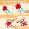 Snuffle Ball Interactive Puzzle Dog Toy Cloth Strip Foraging Feeder