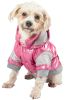 Pet Life Sporty Vintage Ski Jacket with Removable Hood