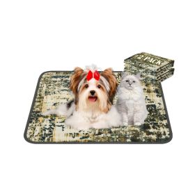 Qeils Washable Pee Pads for Dogs, 2 Pack Reusable Puppy Pads 36"x41" Super Absorbent Leakproof Dog Training Pads, Non-Slip Potty Pads for Floor, Crate (Size: 18"*24"(Pack of 2))