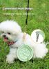 3-in-1 Pet Travel Collapsible Bowl with Slow-Feeder and Suction Cups